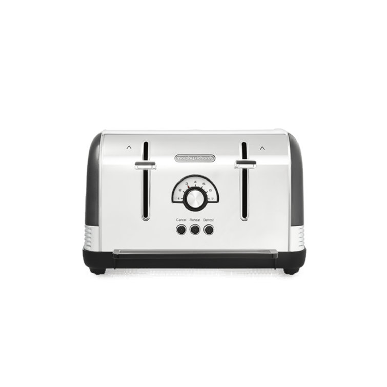 Morphy Richards Venture Retro 4Slice Toaster Black Wayfair.co.uk